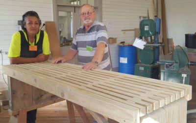 Made locally – Park benches for Otangarei Parks